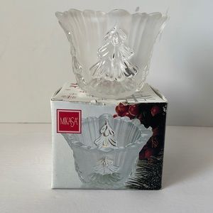 Mikasa Christmas Tea Lite Candle Holder  "Winter Dreams"  NWT